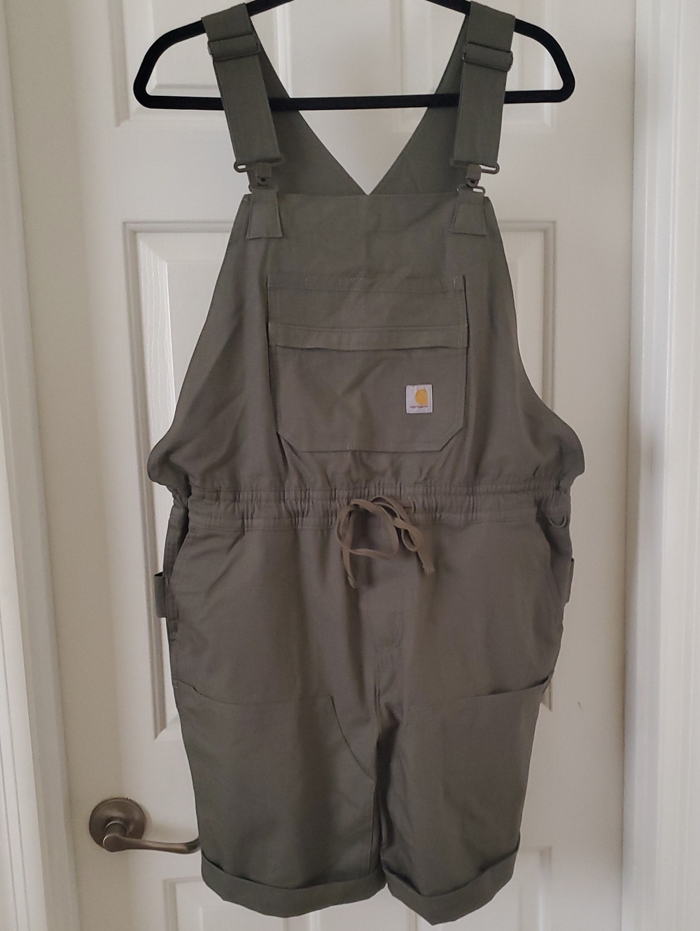 Carhartt Olive Green Women’s Short Overalls